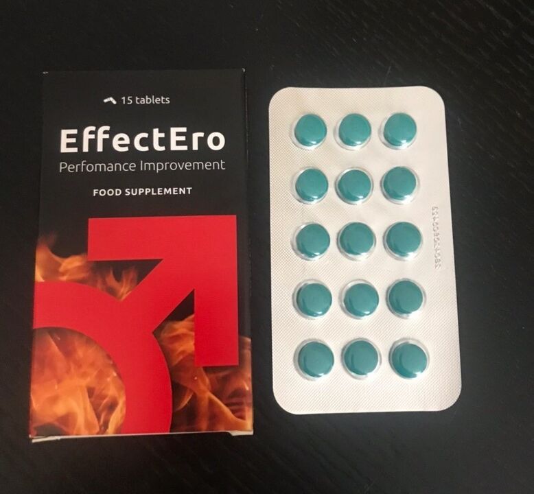 Foto de tabletas para mellorar a libido EffectEro, experiencia de uso