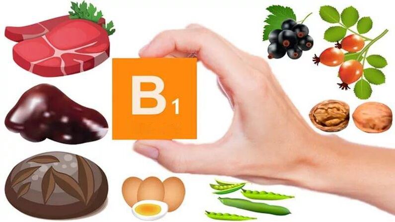 Alimentos que conteñen vitamina B1 (tiamina)
